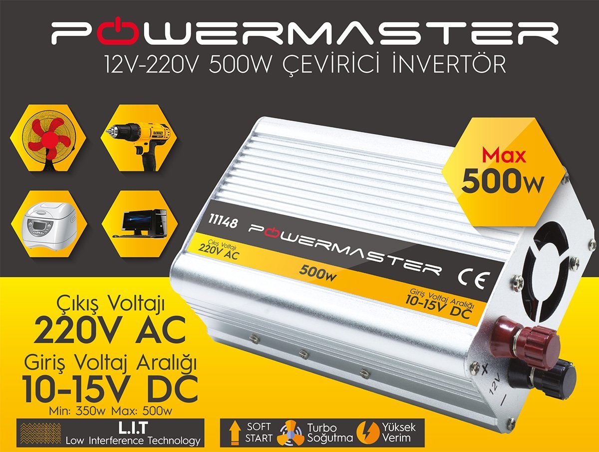 Modified Sinus İnverter 12v-500W İçerik