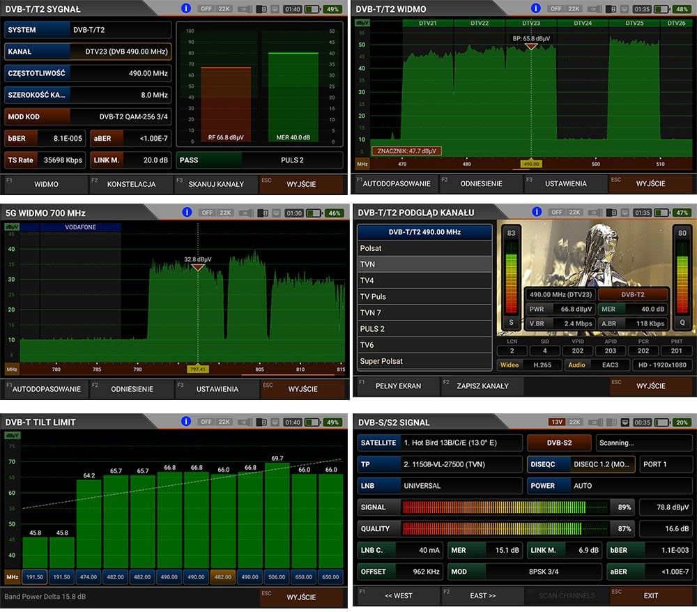 Satfinder AS07-STCA 4K Sinyal Analizörü