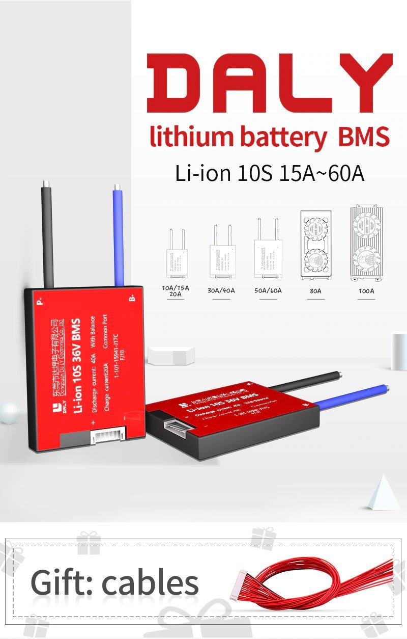 Daly Bms 20S 72V Deşarj 50A -Şarj 25A Balanslı Pil Koruma Modülü