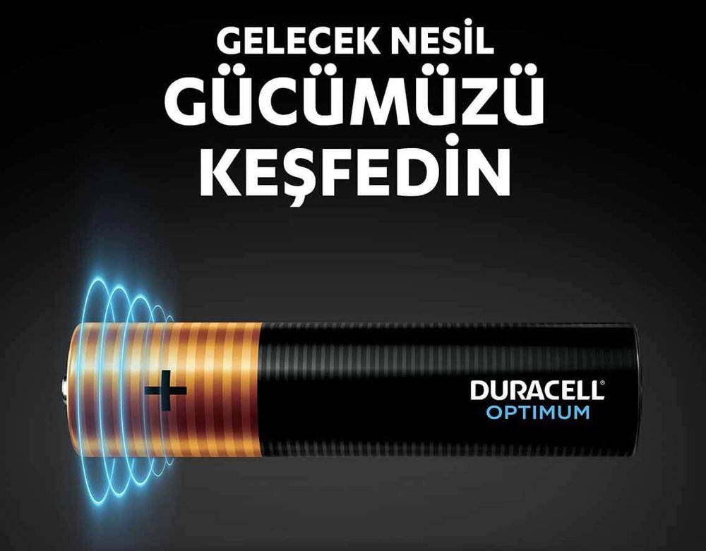 Duracell Optimum 1.5 Volt Alkalin 4’lü Pil