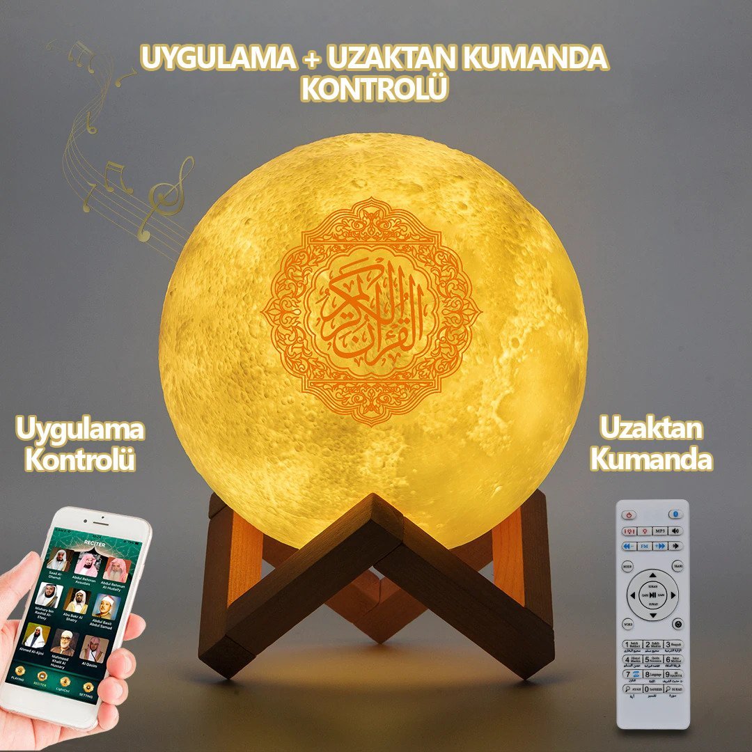  Kuran Okuyan Ledli Ay Gece Lambası PM-12887