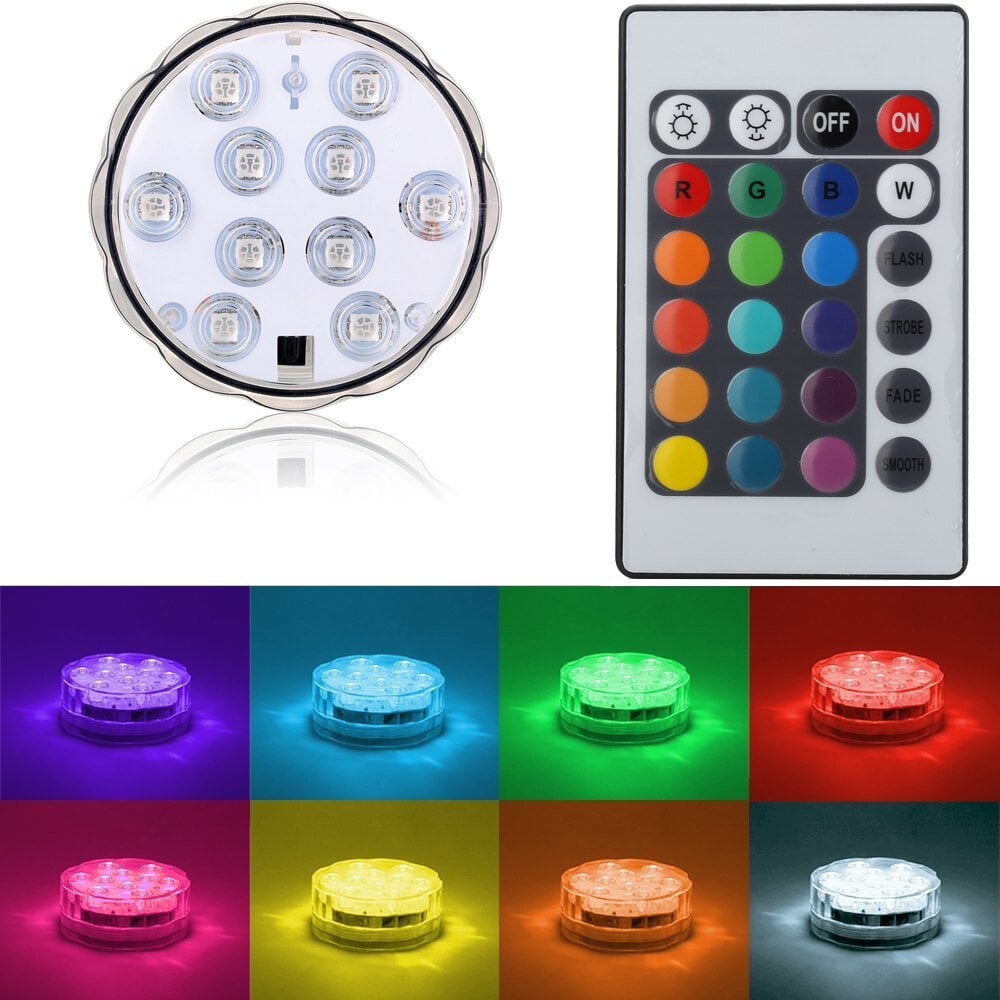 Ledon LD-011 Su altı Kumandalı RGB Nargile Led Işığı