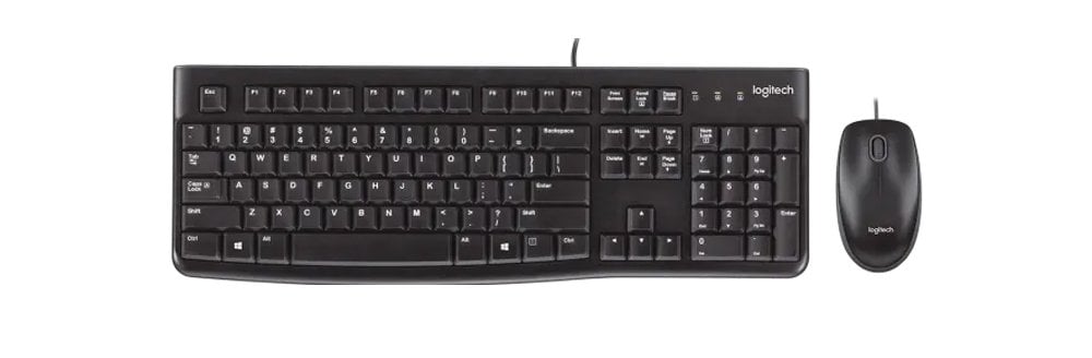 Logitech MK120 Usb Q Siyah Kablolu Klavye + Mouse Set