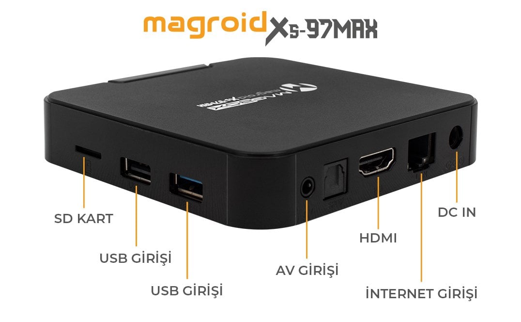 Magbox Magroid XS97Max 4GB Ram 32GB HDD 4K Tv Box