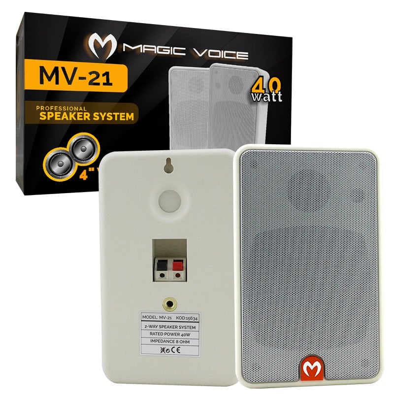 Magicvoice MV-21 10 Cm 40W 2 Yollu Sütun Hoparlör