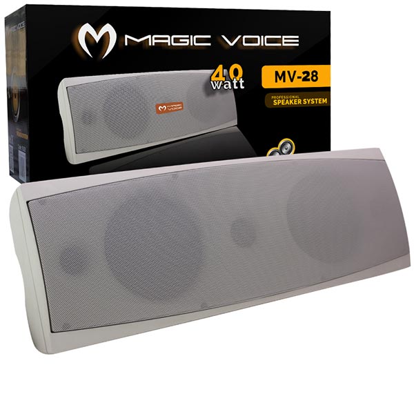 Magicvoice MV-28TRF 2x13 Cm 3 Yollu 40W Tekli Trafolu Sütun Hoparlör