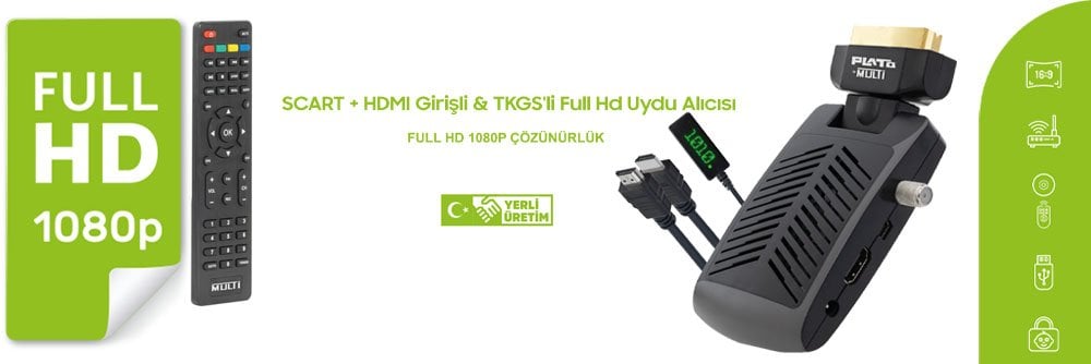 Multi Mini Scart HD Uydu Alıcısı