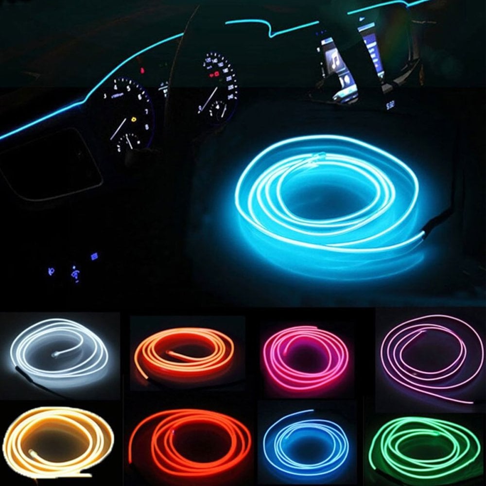  5 Metre 5 Volt USB Adaptörlü Neon İp Aydınlatma 