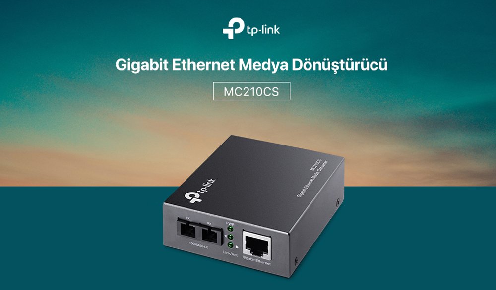 Tp-Link MC210CS Gigabit Single Mode Ethernet Medya Dönüştürücü