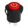 26MM ON/OFF KALICI LEDLİ ROCKER BUTON POWER SİMGELİ (IC-180F) (2818)