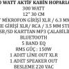 30 CM 300 WATT 12 AKTİF KABİN HOPARLÖR (2818)