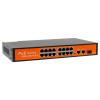 300W 10/100/1000 MBPS 16+3+SFP 16 PORT POE ETHERNET GIGABIT SWITCH