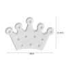 3D Dekoratif Pilli Kraliçe Tacı Model Led Masa ve Gece Lambası (2818)