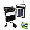 3IN1 - SOLAR2İN1 DİK MODEL EL FENERİ - RADYO - MP3BLUETOOTH - USB/ TF PORT - 2 PARÇA  AMPUL KABLOLU - POWERBANK (2818)