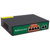 72W 10/100 MBPS 4+2 PORT POE ETHERNET SWITCH