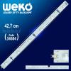 ARCELİK_42_ATHENA_5X6+5X6_2121C_6S1P_R P74 ZBB60600-AA NON HORİZONTAL REV.V0 42,7 CM 6 LEDLİ (WK-20)