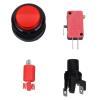 ATARİ BUTONU 12V LEDLİ KAFA ÇAPI 24MM DELİK ÇAPI 24MM IC-180J-1 (2818)