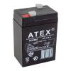 ATEX AX-604 AKÜ 6 VOLT - 4 AMPER IŞILDAK AKÜSÜ (70 X 48 X 101 MM) (2818)