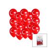 BAYRAKLI BALON  10 İNÇ - 26CM - 100PCS (2818)