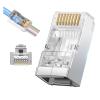 CAT6 METAL EZ PLUG YENİ NESİL 8P/8C AÇIK UÇLU SOKET (100LÜK PAKET) (2818)