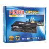 FULLY G-538H 3 GİRİŞ 1 ÇIKIŞ HDMI SWITCHER TOPLAYICI METAL KASA ADAPTÖRLÜ (2818)