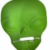 Ghoulish Productions Green Alien Mask 45x30 cm ( UZAYLI ) (2818)