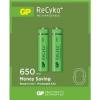 GP RECYKO 650mAh AAA ŞARJLI İNCE PİL 63C092  2Lİ KART (2818)