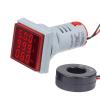 İNTERCOM AD22-22VAHS 22 MM VOLT/AMPER/HERTZMETRE 0-99 HZ KARE KIRMIZI (2818)