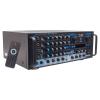 MAGICVOICE MV-550 2X100 WATT USB/SD/UK BALANS BT/FM 4 MİK. GİRİŞLİ 4 HOP. ÇIKIŞLI STREO TRAFOSUZ MIXER KÜP ANFİ (2818)