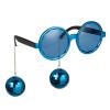 Mavi Renk Disko Toplu Küpeli Parlak Yılbaşı Parti Gözlüğü (2818)