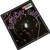 Mor Renk Kristal Taşlı Parlak Birthday Girl Yazılı Taç 16x17 cm (2818)