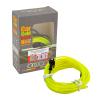 NEON PARLAK (FLORASAN) YEŞİL 5 METRE İP AYDINLATMA 5 V USB ADAPTÖRLÜ