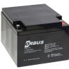 ORBUS ORB12-26 12V 26 AH KURU AKÜ (176 X 166 X 125MM) (8KG) (2818)