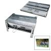 PORTABLE GRILL  KOMPLE KATLANIR  PORTATİF - PRATİK GALVANİZ METAL MANGAL  27X40X20CM (2818)