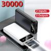 Power Bank 30000 mAh harici pil, taşınabilir şarj cihazı (2818)