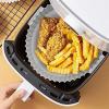 Renkli Isıya Dayanıklı Yıkanılabilir Silikon Fırın Ve Airfryer Yuvarlak Pişirme Matı 20 Cm (2818)