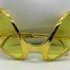 Retro Gözlük - 80 li 90 lı Yıllar Parti Gözlüğü Gold Renk 8x13 cm (2818)