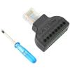 RJ45 TO 8 PİN SCREW TERMİNAL ÇEVİRİCİ (2818)