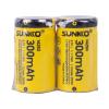 SUNKKO 3.7 VOLT 300 MAH 14250 ŞARJ EDİLEBİLİR PİL (2Lİ PAKET) (2818)