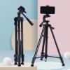 Telefon ve Fotoğraf Makinası Takılabilen Bluetooth Kumandalı 146 cm Tripod (2818)