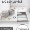 Çekmece Düzenleme Kutu Seti Organizer 4lü Set (2818)